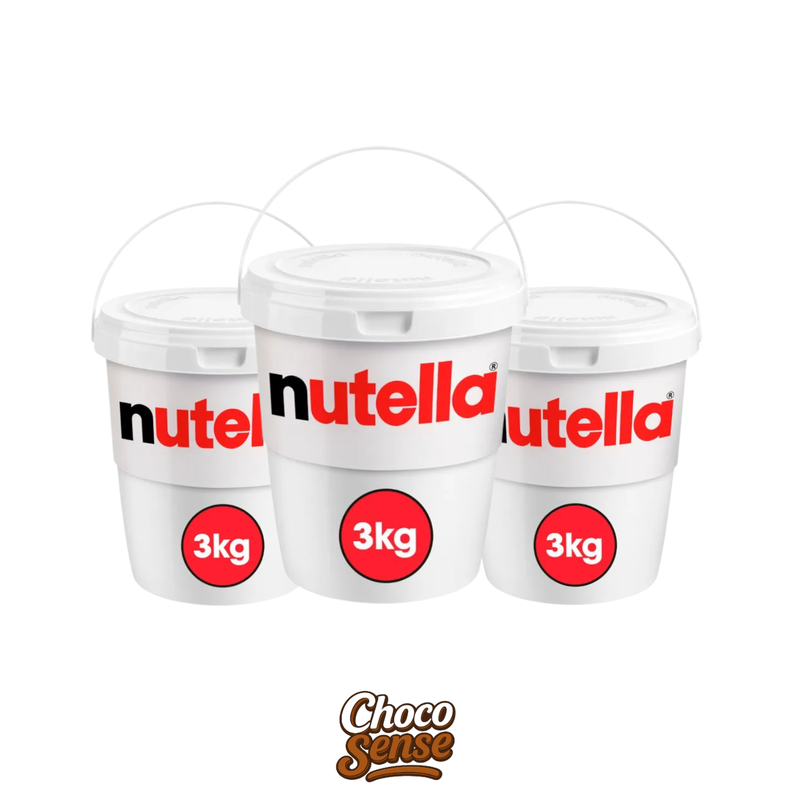 Combo 3 Potes Nutella 3kg